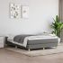 Cadru de pat box spring, albastru, 140x190 cm, textil GartenMobel Dekor