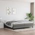 Cadru de pat box spring, gri deschis, 200x200 cm, textil GartenMobel Dekor