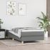 Cadru de pat box spring, gri închis, 80x200 cm, textil GartenMobel Dekor