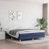 Cadru de pat box spring, albastru, 180x200 cm, textil GartenMobel Dekor