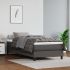 Cadru de pat box spring, gri, 180x200 cm, piele ecologică GartenMobel Dekor
