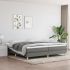 Cadru de pat box spring, albastru, 200x200 cm, textil GartenMobel Dekor