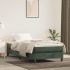 Cadru de pat box spring, verde închis, 140x190 cm, catifea GartenMobel Dekor
