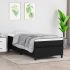 Cadru de pat box spring, negru, 90x200 cm, textil GartenMobel Dekor