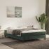 Cadru de pat box spring, albastru închis, 140x190 cm, catifea GartenMobel Dekor