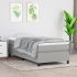Cadru de pat box spring, gri deschis, 100x200 cm, textil GartenMobel Dekor