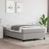 Cadru de pat box spring, gri deschis, 120x200 cm, textil GartenMobel Dekor