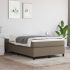 Cadru de pat box spring, gri deschis, 120x200 cm, textil GartenMobel Dekor