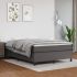 Cadru de pat box spring, gri, 100x200 cm, piele ecologică GartenMobel Dekor