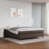 Cadru de pat box spring, gri, 180x200 cm, piele ecologică GartenMobel Dekor