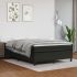 Cadru de pat box spring, negru, 180x200 cm, piele ecologică GartenMobel Dekor