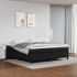 Cadru de pat box spring, negru, 180x200 cm, piele ecologică GartenMobel Dekor