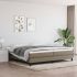 Cadru de pat box spring, gri deschis, 200x200 cm, textil GartenMobel Dekor